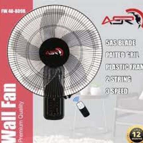 Remote Wall Fan with 5 Blade – 16 inch